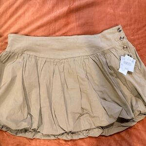 American Eagle Outfitters Tan Mini Skirt